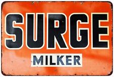 Surge Milker Vintage Look Reproduction metal sign wall art picture