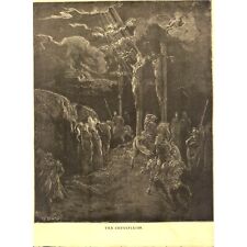 The Crucifixion - Antique Gustave Dore Illustration Frameable 8 x10 Portrait picture