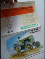 OLD VERY RARE ARGENTINA TRACTOR BROCHURE M.A.N. MAN ACKERDIESEL 30 HP TRACTORS picture