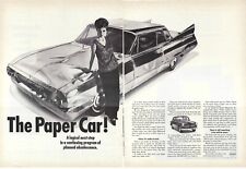 1967 Volvo The Paper Car Planned Obsolescence Vintage Magazine Print Ad/Poster picture