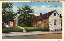 Winchester VA-Virginia, Washington's Headquarters, c1951 Vintage Postcard picture