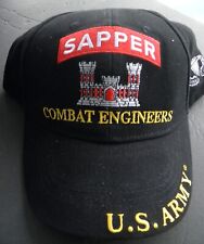 ARMY SAPPER COMBAT ENGINEERS PARATROOPER EMBROIDERED BASEBALL CAP HAT picture