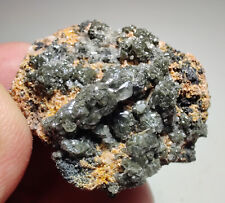 Cerussite crystals, Barite, fluorescent yellow. Morocco. 26 grams. Video picture
