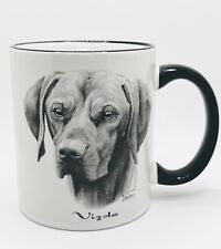 Vizsla Dog Coffee Mug by Vladimir for Rosalinde Porcelain Rittman, Ohio. Vintage picture