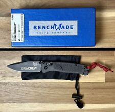 GEAR WHORES ANONYMOUS GWA BENCHMADE BUGOUT MINI GNIFE picture