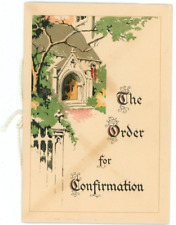 1918 The Order For Confirmation Booklet XTIAN United Lutheran Publication House picture
