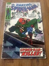 Amazing Spider-Man 90 1970 “Spider-Man—The Killer” Death Of Captain Stacey picture