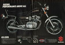1982 Suzuki GS-550L - Vintage 2-Page Motorcycle Ad picture