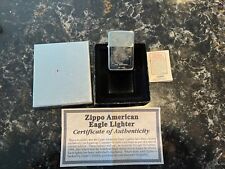 1993 Sealed Zippo American Eagle Lighter With Box, COA picture