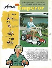 Lawn Equipment Brochure - Ariens - Emperor - Riding Mower - c1962 (LG31) picture