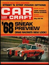 FEBRUARY 1968 CAR CRAFT MAGAZINE, MR. NORM '68 FUNNY CHARGER, SS 396 CHEVELLE picture