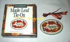Longaberger 1996 Maple Leaf Tie-On ~ Fall ~ Shades of Autumn Leaves - USA picture