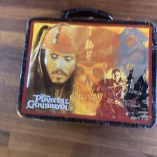 Disney's Pirates of the Caribbean Jack Sparrow Johnny Depp Metal Lunch Box picture