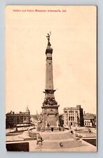 Indianapolis IN-Indiana, Soldiers And Sailors Monument, Vintage Postcard picture