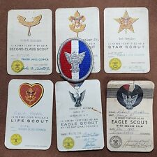 EAGLE RANK Boy Scouts Patch Award with Provenance BSA Troop 81 Waterloo NY 1970s picture