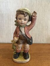 Vintage 1970’s, Signed Collectable Ceramic Farewell Girl Figurine picture