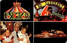 Wildwood NJ Ed Zaberer's World Famous Restaurant Pic of Ed Vintage Postcard J309 picture
