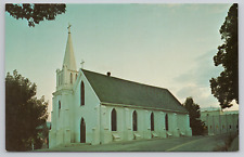 St. Canice's Catholic Church Nevada City CA Exterior Vintage Postcard - Unposted picture