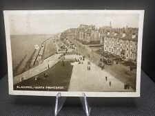 Vintage U.K. Postcard Black Pole North Promenade E7￼ picture