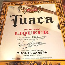 Tuaca Italian Liqueur / Liquor Vintage Advertising Promo Bar Pub Man Cave Mirror picture