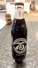 Vintage Coca Cola 10 oz Bottle 75th Anniversary Unopened Atlanta GA 1902-1977 picture
