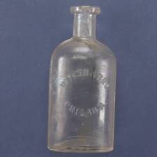 Antique Medicinal Glass Bottle - Wyeth & Bro. Philad'a - Clear Bottle 222-m7zq picture