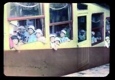 Japan Parks Fuji Hakone Slide People In Steep Slope Cable Car #3312 picture