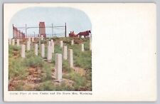 Postcard Burial Place of General Custer Wyoming USA JF1.80 picture