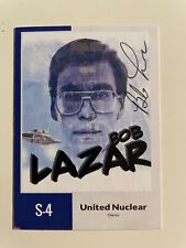 BOB LAZAR autograph CONSPIRACY THEORIST Area 51 UFO Physicist custom card signed picture