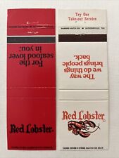 Matchbook Covers (two) Unstruck, Red Lobster Seafood Restaurant  picture