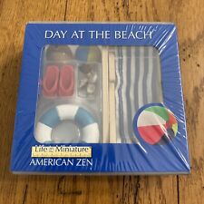 NEW Toysmith DAY AT THE BEACH ~ Life in Miniature ~ American Zen ~ Beach Scene picture