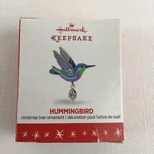 Hallmark Keepsake Ornament The Beauty Of Birds Miniature Hummingbird New 2016 picture