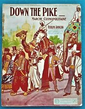 Down The Pike 1904 RUDOLPH ARONSON St Louis World's Fair EXPOSITION Sheet Music picture