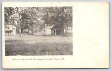 Lincoln Illinois~Lincoln Chautauqua Grounds~c1905 B&W Postcard picture
