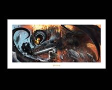 The Battle of the Peak Weta Art Print Lord of the Rings Hobbit Gandalf Balrog picture