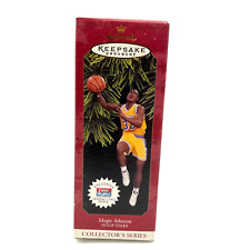 Magic Johnson Lakers Christmas Ornament Hoop Stars NBA Hallmark picture