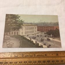 Postcard Norway University of Christiania Kristiania Oslo Horse Carriage Antique picture