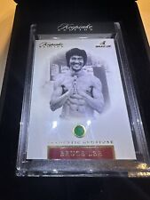 2024 Keepsake BRUCE LEE 50th Authentic Gemstone Relic #8 Gem Green Onyx /50 picture