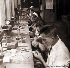 Jewelers at Work - 1915 - Historic Photo Print picture