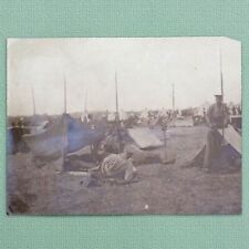 c1917 TYPE-1 PRESS PHOTOGRAPH, WWI SOLDIERS REST AND TAKE A BREAK FROM WAR, 4917 picture