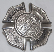 OBSOLETE VINTAGE FIREMAN  Badge New York City Fire FDNY Ladder 29 Bronx NY picture