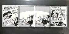 RUSSELL Myers ✍ SIGNED Original BROOM HILDA Comic Strip Art Daily 7-21-1993 picture