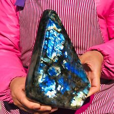 7.43LB Natural Gorgeous Labradorite QuartzCrystal Stone Specimen Healing 571 picture