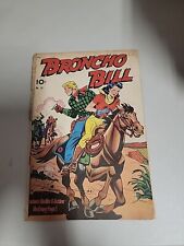 Vintage Broncho Bill #10  Alex Shomburg Cover 1949. Golden Age Comic Book picture