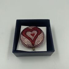 ESTEE LAUDER COMPACT RED PINK AND WHITE HEART Unused Must Be Love Powder picture