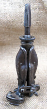 Antique Stearns Adjustable Auger Spoke Dowel Tenon Cutter - Pat. March 5, 1878 picture