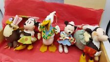 Disney Season's Greetings Mickey & Minnie Mouse's 75th Christmas Felt Ornaments picture