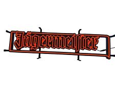 JAGERMEISTER LED FAUX NEON LIT LIGHTED WALL HANGING OR STANDING BAR PUB SIGN NEW picture