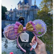 Disney Parks Rapunzel Minnie Ears Headband Disney Princesses Tangled 2024 NEW picture