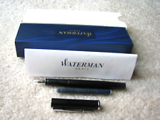 WATERMAN Paris Graduate Allure Fountain Pen NIB Black w/Blue Ink picture